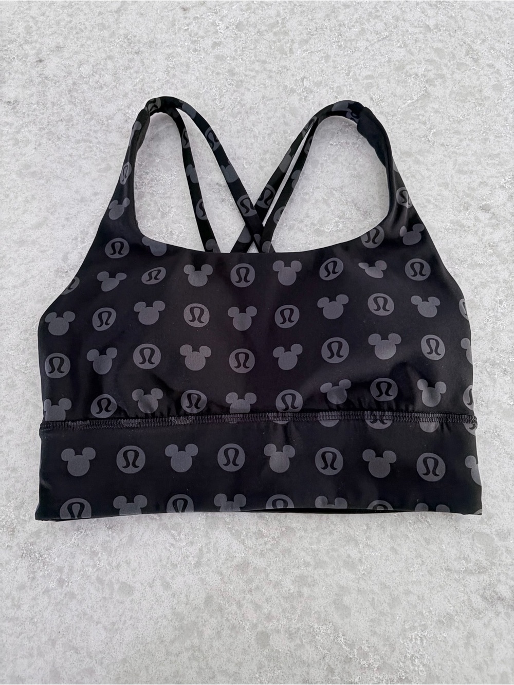 Disney x Lululemon Bra in Black - Size 2